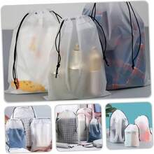 18piezas Bolsa De Embalaje Para Toallas Limpiadoras Faciales Bolsas Cordn Para Viajes Organiza Ropa Interior y Accesorios Viajes Cordn - inicial - Ver 6