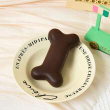 1pc Milky Green Bone Shaped Slow Rebound Squeeze Toy - Soft Stress Relief Fidget Toy, Slow Rebound Sensory Squeeze Toy, Relieve Anxiety, Cute Desktop Decor & Gift For Teens And Adults - Multicolor - View 11