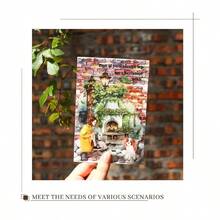 6Rolls Floral Washi Tape Set PET 40mm Wide Washi Sticker Junk Journaling Stickers Flower Scrapbook Stickers Vintage Washi Tapes Scrapbooking Supplies Decorative Tape Crafts, 6.6ft Long - 石路 - 查看 9