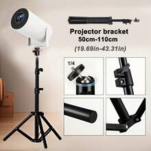 Alloy Metal Adjustable Projector Stand For HY300/YG300 Height Adjustable From 43.31/62.99/82.68 Inches, Tripod With Sturdy Plastic Connectors For Mounting Camera And Projector On The Floor Gift Party - Multicolor - View 2