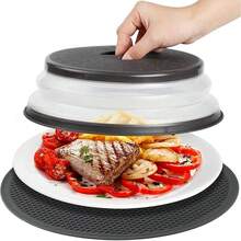 Silicone Microwave Spatter LIDS, Food And Fruit Drainage Microwave LIDS, Microwave Food LIDS, Microwave Plate LIDS, Microwave Oven LIDS, Kitchen Necessities, Kitchen Utensils,Wedding Decoration,Xmas Decoration,Birthday Decoration,Birthday Gift,Christmas Table Decorations,Christmas,Christmas Decorations,Christmas Gifts - 彩色 - 查看 10