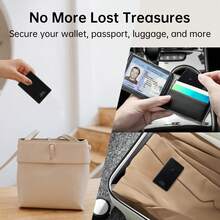 1pc Card Locator, Anti-Lost Alarm, Wallet Tracker, GPS Locator, Anti-Lost Tracking, Wireless Charging Support, Compatible With IOS Find My (Compatible With IPhone And Compatible With IPad), Not Compatible With Android | Lightweight High-Quality Item Locator, Suitable For Passport, Keys, Christmas, Birthday, New Year Gift For Friends And Family - Multicolor - View 7