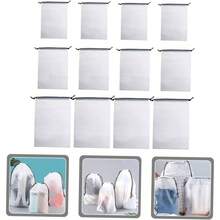 18piezas Bolsa De Embalaje Para Toallas Limpiadoras Faciales Bolsas Cordn Para Viajes Organiza Ropa Interior y Accesorios Viajes Cordn - inicial - Ver 4