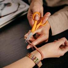 94817797 - Tijeras de micropunta, 12,7 cm, color naranja(12.7 cm (5 pulgs.) Mango de doble bucle) - Multicolor - Ver 2