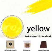 6-Color Leather Edge Coating Kit, Includes Disposable Gloves, Applicator Sticks, And Sandpaper, Designed For Repairing Leather Edges On Bags And Accessories (Black, Red, White, Yellow, Brown, Light Brown), Shoe, Spring Summer Picks, Brides Maid Gifts, Room, Bedroom Decor, Bedroom Decor, Beach, Travel, For Men, For Women, Vacation, Women's Day, Travel Essentials, Wedding Favors, Y2k, Bedroom, Car Accessories Women, Kitchen Decor,Wedding,Y2k,Party - Leather Edge Banding Paint Kit - View 13