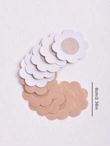 100pcs Disposable Nipple Covers, Seamless Breathable Self-Adhesivelnvisible Bra, Women's Lingerie & Underwear Accessories,Low Cut Evening Dresses, Bras, Underwear Accessories, Nipple Covers To Prevent Exposure, Wedding Photography Supplies, Wedding Clothing Accessories - Apricot - View 5