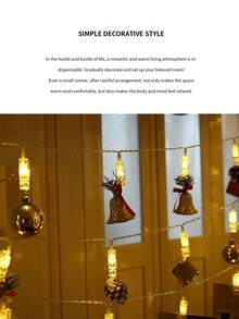 1 Set Of Clip - On Lights For Colored LED Photos,3m/4m/5m, Multifunctional Trunk Light, Lighting ,Use For Hanging Photos, Images, Cards And Notes,Can Be Used In Rooms, Courtyards, Festivals, Anniversaries, Weddings, Birthday Parties - Multicolor - View 11