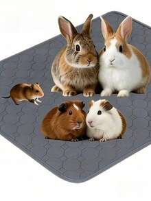 Reusable Pet Pee Pad, Waterproof & Anti-Slip, Quick Drying Hamster Guinea Pig Bedding Mat, Suitable For Hamsters, Guinea Pigs, Rabbits And Pet Cages, All Season Use