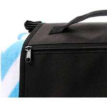 Meteor Camping Blanket And Outdoor Mat - 8 Sizes Fits 1-12 People - Waterproof Soft Fleece Foldable Lightweight - Ideal For Camping Beach Travel Park Festival Decking Yard Picnic And Hiking - Aqua - View 4