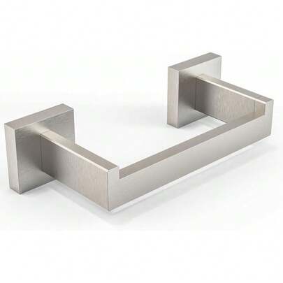 Holder Wall Mounted, Chrome SUS304 Stainless Steel Toilet Paper Holder, Double Post Pivoting Roll Holder For Bathroom, Washroom And Toilet