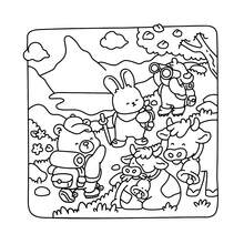 Wonderful Places: Cozy Travel Coloring Book - 40 Pages, 205gsm Thick Opaque Paper | Imaginative Global Destination Scenes (Cute Dogs And Bears On Skateboards Adventure At Iconic Landmarks) | Bold Thick Lines, Easy To Color, Ideal For Adult And Teen Leisure, Travel Theme Relaxation And Gathering With Friends, Suitable For Stationery, School Supplies, Great Gift For Girls, Valentine's Day, New Year - Lovely Place Lovely Place - View 6