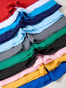 3pcs/Pack Random Color Breathable Boxer Briefs For Teenage Boys, Seamless Soft Stretchy Basic Trunks - Multicolor - View 6