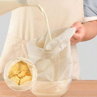 1/4pcs Cotton Filter Bags, Tea Bags, Chinese Herbal Medicine Bags, Tofu Filter Bags, Seasoning Bags, Soup Bags, Filling Bags - Residue Filter