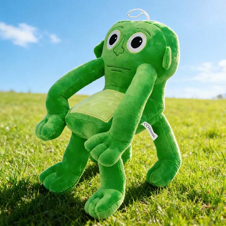 FUNKY STORE Steal A Brainrot Plush Karkerkar Kurkur Collectible Plushie For Birthday Gifts, Expressive Plush Home & Office Desk Décor, Playful Gift Idea., Christmas Plush Gift - 綠色 - 查看 1