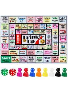 Adult Drinking Board Game, Suitable For Game Nights, Birthdays, Family Entertainment Or Any Occasion For Fun Party Drinking Interaction, 21+ Years Old, 2-8 Players - Multicolor - View 2