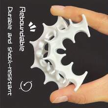 3-Compartment Silicone Fish Bone Pen Holder, Non-Slip, Suitable For Paintbrushes, Pencils, Pens, Nail Art Brushes, Office Desk Organizer, Creative Pen & Makeup Brush Display Stand