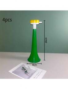 4pcs Telescopic 4-Section Large Megaphone Cheering Props (Random Color)
