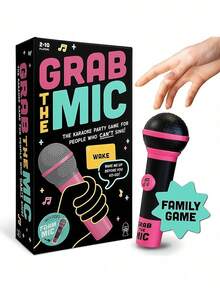 2025 Trending Kids Karaoke Mic Toy -  Interactive Family Game, Pink Singing Toy For Girls, Party Essential Leisure Plaything, Perfect Christmas Girls' Gift For Kids Ages 6+ - 麥克風抓取 - 查看 1