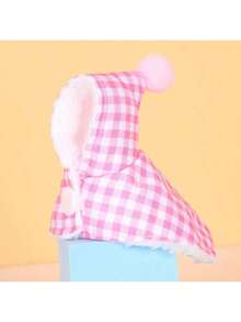 1pc Thickened Fleece Parrot Outdoor Warm Cloak, Windproof Hooded Cape, Bird Clothing Accessories, Suitable For Parrots In Autumn/Winter (Button Color Random) - Multicolor - View 10