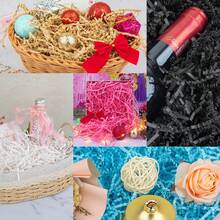 2LB Crinkle Cut Paper, Shred Packing Grass Cushion Paper Streamer For All Occasions, Gift Baskets - Perfect For Christmas Wedding Birthday Bridesmaid Engagement Craft Gift Boxes Bags Basket Filler Decoration Shredded Paper Filler, Christmas Gifts, Christmas Stuffers & More (White/Pink/Black) - 黑色 - 查看 10