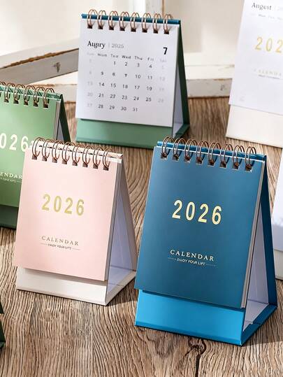 2026 Mini Calendario de Escritorio, 2026 Enero a 2027 Mini Calendario de Escritorio, Calendario de Bolsillo, Diseño Minimalista y Fresco, Se Puede Usar Como Libreta de Registro, Planificador Mensual y Semanal, Material de Papel, Encuadernación Espiral, Adecuado para Almacenamiento en el Hogar u Oficina, Calendario de Escritorio, Diseño Simple, Compacto y Portátil, Material de Alta Calidad, Caja Organizadora de Escritorio Compacta, Aplicable para Oficina, Hogar o Viaje, Suministros de Oficina, Almacenamiento en el Hogar, Diseño Minimalista