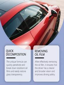 Car Glass Waterproof Agent - Car Renovation Stain Remover Deep Cleaning Agent For Car Windows. It Can Effectively Remove Oil Film To Ensure The Driver Has A Clearer And Wider Field Of Vision, Improving Driving Safety. - Multicolor - View 5