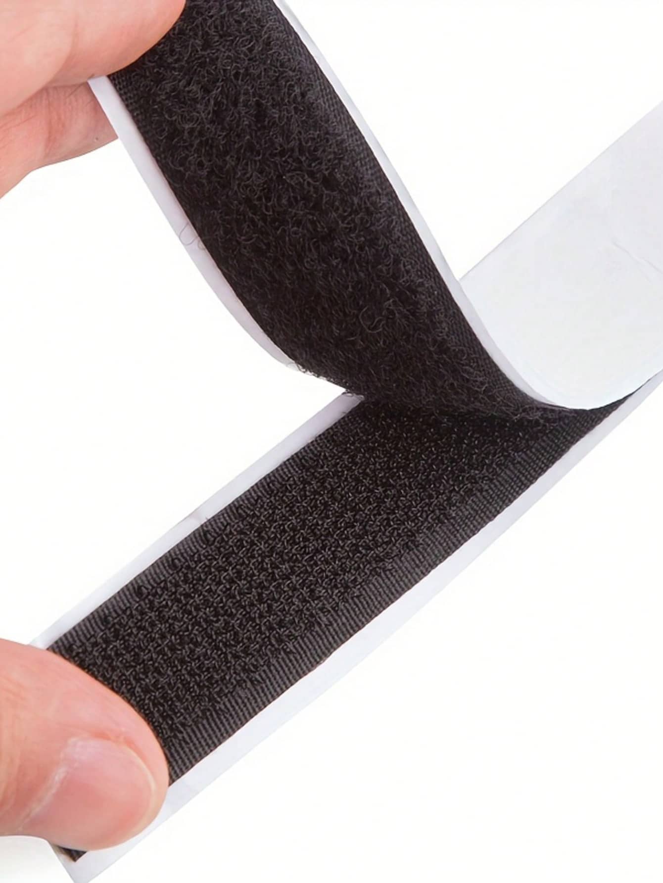 Double-Sided Adhesive Tape, Reusable Hook And Loop Tape For Window Fixing, Photo Frames, Mosquito Nets, Carpets, Cars, Strong Adhesive - White - View 1