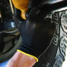 12 Pairs Anti-Static, Anti-Slip, Durable Work Gloves, Suitable For Gardening And Woodworking Safety Operations - Multicolor - View 5