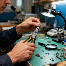 Multi-Function Steel Wire Pliers, Industrial Diagonal Pliers, Universal Needle-Nose Pliers, Household Tools - Black - View 7