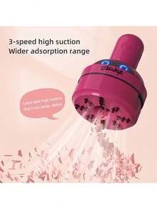 3-Speed Handheld Mini Vacuum Cleaner, Cute Desktop Cleaning Tool, Suitable For Desks And Computer Surfaces, 4 Colors (White, Red, Green, Blue), Christmas Gift, Suitable For Students, Elegant Appearance - Multicolor - View 3