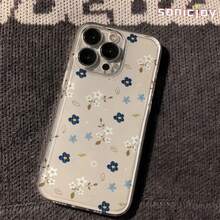 Capinha Capa Material transparente TPU padrão floral I P H ONE XR 11 12 13 14 15 16 PRO MAX 7 14 15 16 PLUS REDMI A1 A2 A3 A5 9A 10C 12C 11A 13C 14C  11 12 LIRE NOTE 8 9 10 11 12 13 14 PRO POCO C55 C65 X3 X4 X5 X6 F3 F5 M4 PRO M5S F7 Galaxy M23 M34 M52 M53 A03 A04 A13 A05S A07 A10 A11 A12 A14 A15 A17 A20 A30 A23 A32 A34 A35 A50 A51 A52 A54 A55 A71 A72 S20 FE S21 FE S22 ULTRA S23 FE S23 ULTRA S24 PLUS S24 ULTRA S25 ULTRA  MOTO G04 G7 G9 PLAY G10 G13 G23 G14 G15 G20 G22 G24 G30 G32 G34 G35 G52 G53 G54 G60 G84 E7 E13 E20 E22 EDGE 30 40 CASE - Y1 - Visão 6