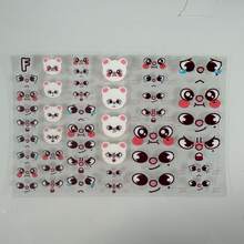 STAY 贴纸，Skzoo 浮雕贴纸/转移贴纸，表情贴纸（成员个人贴纸并非美甲贴纸！它们是转移贴纸，请参考视频了解详细使用方法）Kpop 粉丝装饰品，可爱卡哇伊自嘲熊 3D 美甲贴纸，带背胶，可用于美甲和足部装饰，可爱卡通人物，也适用于 DIY 剪贴簿贴纸、墙贴，可粘贴在任何地方 - 彩色 - 查看 10