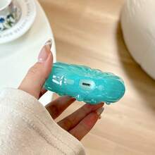 Ốp tai nghe không dây màu xanh bóng mới, tương thích với 4/3/2/1, vỏ bảo vệ kiêm hộp sạc mềm cho Pro 2/Pro 3, ốp tai nghe cao cấp độc đáo, ốp bảo vệ tai nghe màu tím laser sáng tạo. - Hồng - Xem 7