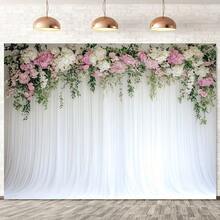 2D平面单件摄影背景布，春季花卉图案，结实耐用的涤纶材质，适合家庭聚会和节日庆典。 - 1件 - 查看 2