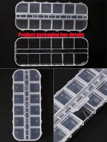 Caja de 12 piezas Cuentas metálicas de acero inoxidable de colores mixtos para decoración de arte de uñas, Mini bolas de caviar 3D de 1 mm, colgante plateado, perlas falsas, suministros para uñas, joyería para uñas