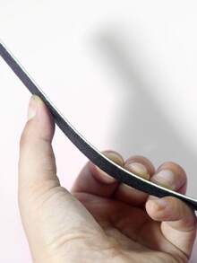 100/180目黑色指甲锉砂纸，直型指甲修甲砂纸条，高品质不掉屑指甲修甲砂纸条 - 黑色 - 查看 6