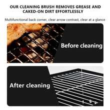 21件套烧烤清洁钢刷，带耐热手柄，可用于清洁烤盘、去除污渍和油渍，多功能，可裁剪，适用于清洁烧烤架、游泳池、水槽等处的污渍，也适用于清洁炉灶、水槽、餐具、煎锅、烧烤架、厨房、浴室、家居用品等，是节日送礼的理想之选，每包1件。 - 彩色 - 查看 5
