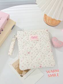 1pc Floral Pattern 6"/6.8"/7" E-Reader Protective Sleeve Bag, Suitable For Kindle Paperwhite 2024 1/2/3/4/5/6 E-Book Readers, Protective Pouch, Student Gift, School/Holiday/Travel Use - Multicolor - View 13