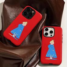 Funda de Teléfono 2 en 1 con Acabado Mate, Robusta, Resistente a Impactos, Protección de Moda, Compatible con los modelos de  16, 15, 14, 13, 12, 11, 8, 7, Plus, Pro, Max, Ideal para Amigos, Accesorios de Teléfono de Moda, Excelente Regalo de Cumpleaños - Blanco - Ver 6
