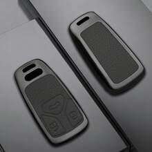 适用于奥迪 A1 A2 A3 A4 S4 A5 S5 A6 A7 S7 A8 S8 Q1 Q2 Q3 Q4 Q5 Q6 Q7 Q8 RS4 RS5 RS7 TT E-Tron TTS TFSI 的合金汽车钥匙壳套/钥匙包/遥控器 - 均碼 - 查看 4