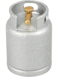 YARNOW Tanque De Gas Miniatura, AleacióN Plateada, Casa De MuñEcas Accesorios De Cocina En Miniatura Modelo, 2.1 x 3 - Plata - Ver 2