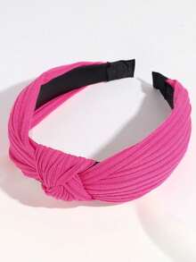 8pcs Multicolor Knot Decor Headband,Pink Accessories,Hairband,Hair Hoop,Hairband,Hair Hoop Headbands Head Accessories - Multicolor - View 7