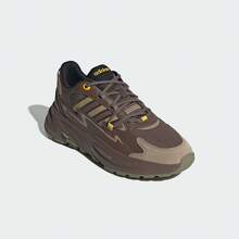Adidas OZWAVE SURGE 复古厚底弹力休闲运动鞋，情侣款 JQ5982 - 岩層深土地棕/褐色/黑色 - 查看 8