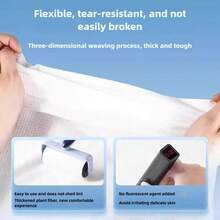 140*70厘米 2/6/12件/套 一次性大浴巾，非常适合旅行、海滩、淋浴、游泳、徒步旅行和露营