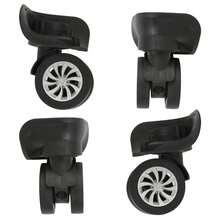4Pcs Universal Luggage Wheel Replacement Set Heavy Duty Suitcase Carrier Wheels - Black - View 2