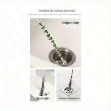 Flexible Steel Drain Snake For Hair Removal Highly Bendable Pipe Cleaning Tool For Kitchen Drains Durable Wire Clog Remover With Strong Construction - Silver - View 4