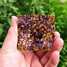 1pc Lapis Lazuli Crystal Ball, Crystal Pyramid, Absorb Positive Energy, Relieve Stress, Promote Chakra Healing, Amethyst Meditation Stone, Creative Gift - E-2-1 - View 7