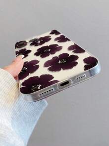 1个花卉印花图案手机壳，精准开孔保护摄像头，兼容三星、Nothing、Pixel、INFINIX、苹果、小米、Redmi等品牌手机。 - 彩色 - 查看 7