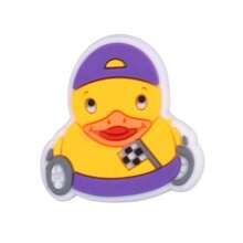 Set de 6 piezas/10 piezas de decoración de zapatos con patos amarillos de dibujos animados - Material de PVC duradero, perfecto para sandalias y bolsas de playa - Regalo ideal para cumpleaños y festivales