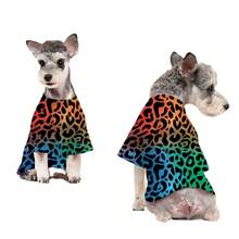 Vêtements pour chien en deux pièces imprimé léopard - Pour Teddy, Spitz nain, Corgi, Bichon, races petites/moyennes, doux et à la mode - BW-15 - Voir 5